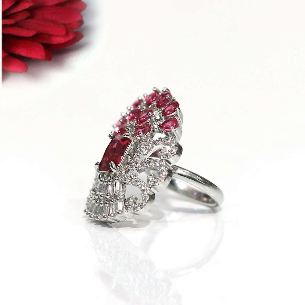 Sarah Cocktail Adjustable Ring