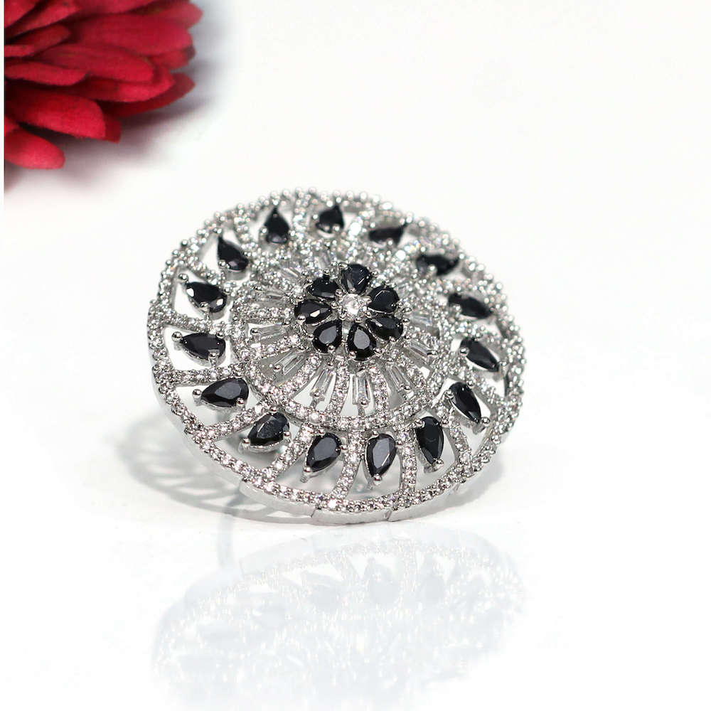 Natalia Cocktail Adjustable Ring