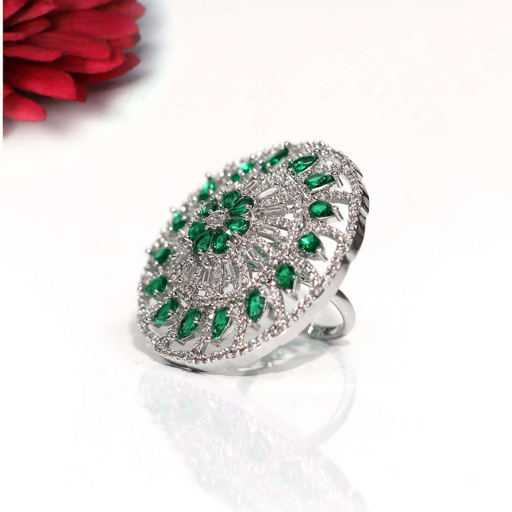 Natalia Cocktail Adjustable Ring