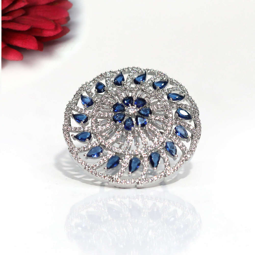 Natalia Cocktail Adjustable Ring