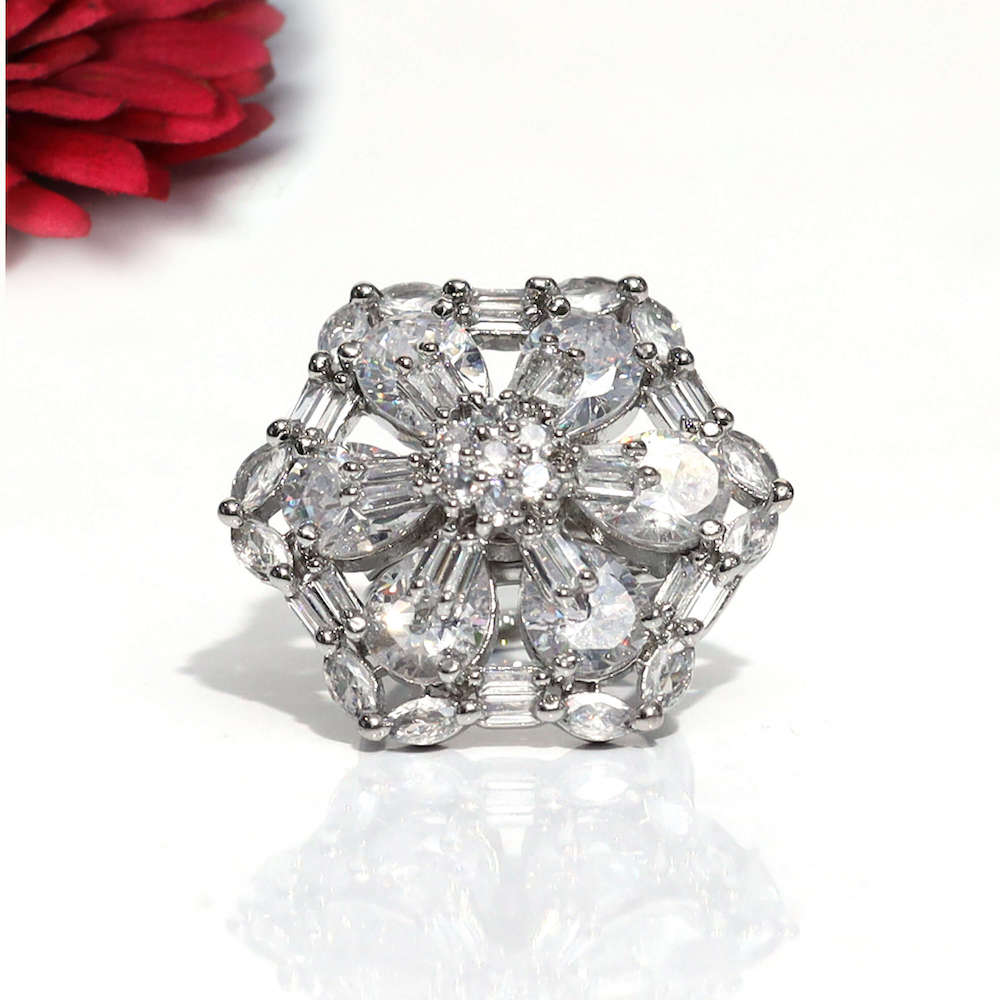 Serenity Cocktail Adjustable Ring