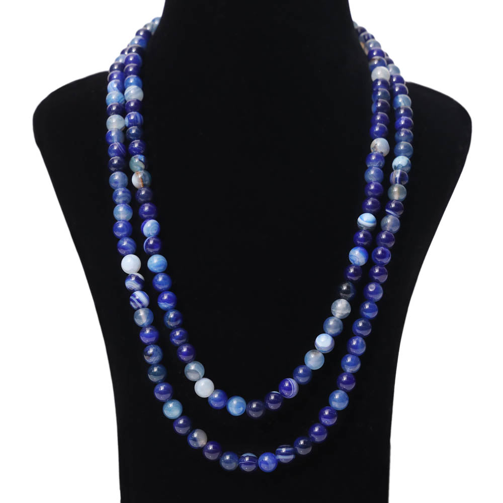 Royal Blue Agate Necklace