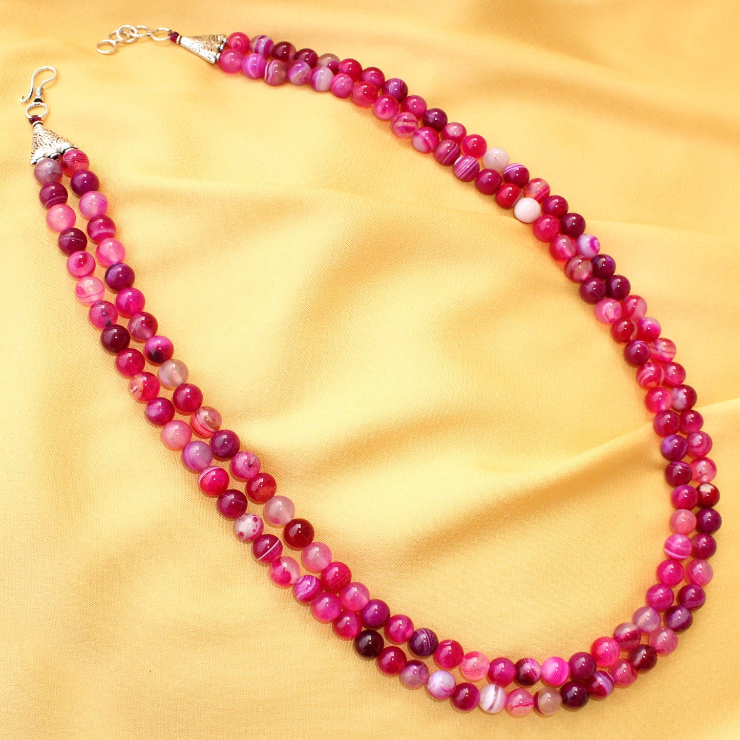 Pink Agate Necklace