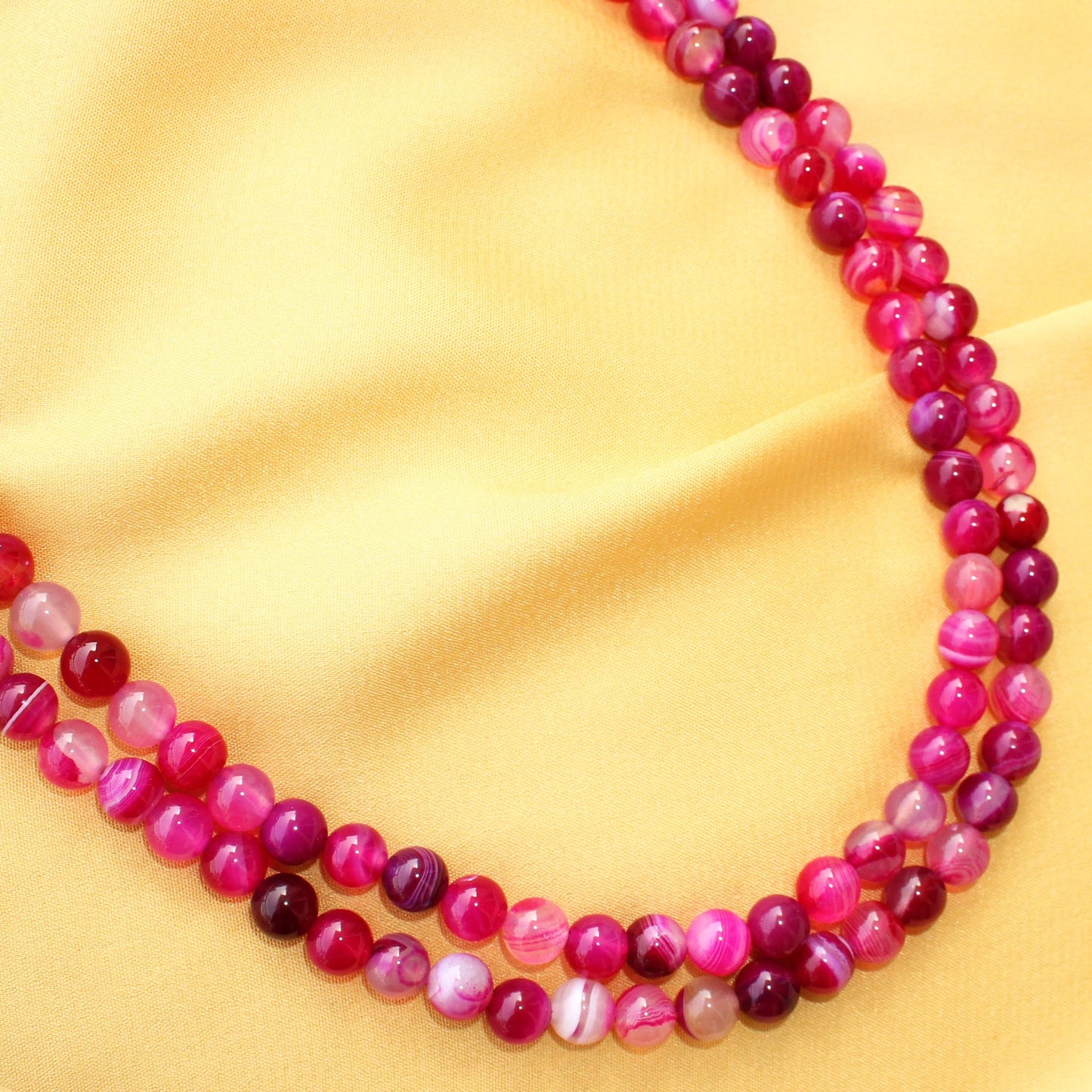 Pink Agate Necklace