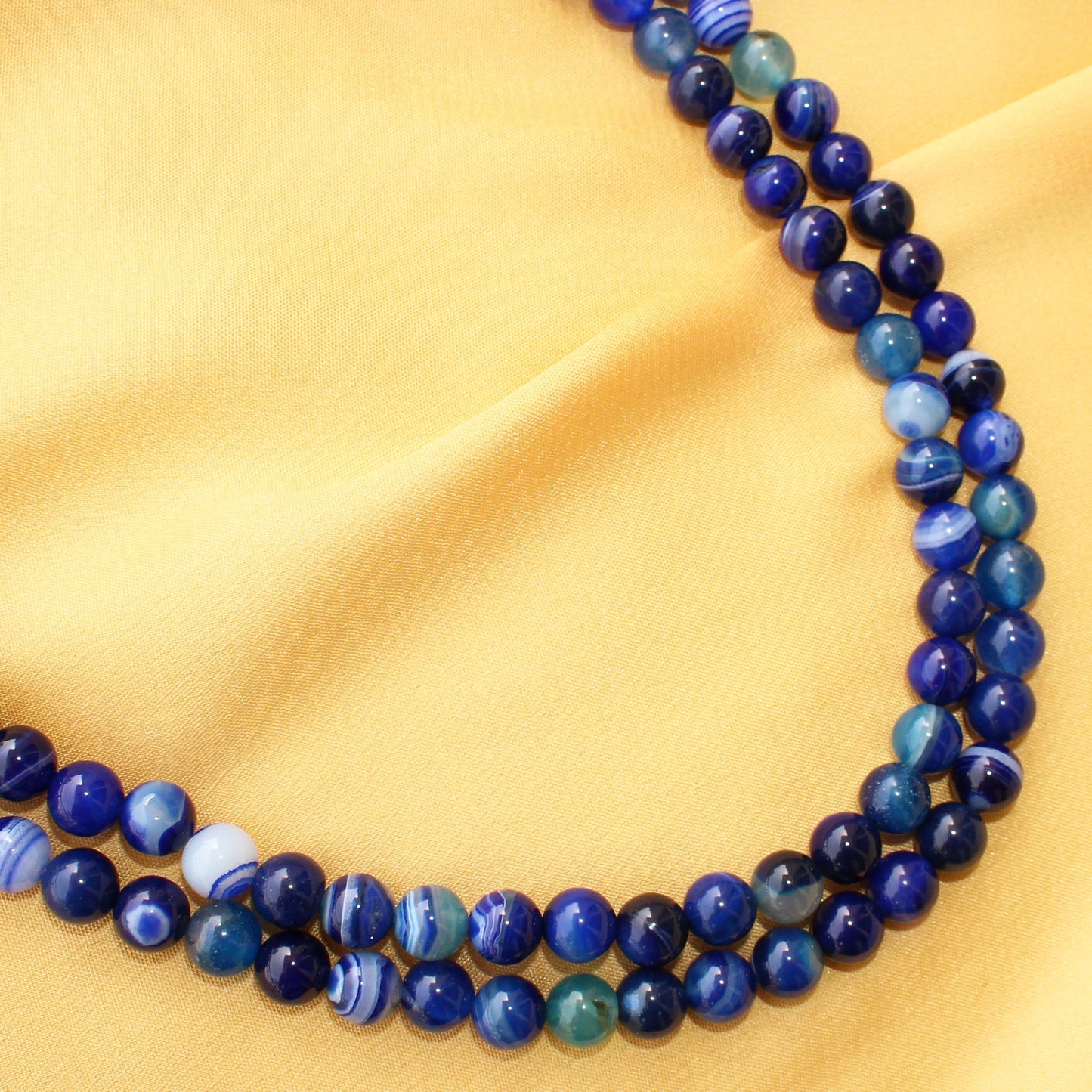 Royal Blue Agate Necklace