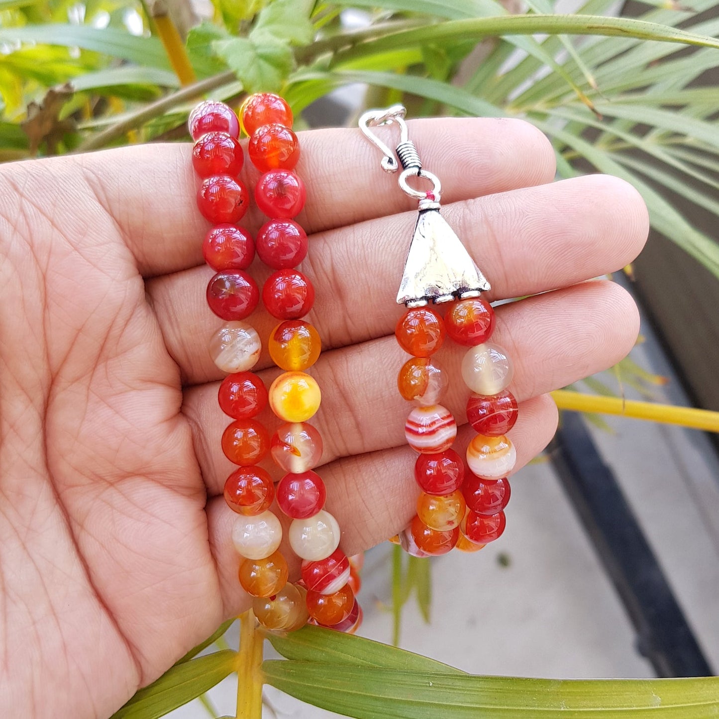 Orange Agate Necklace