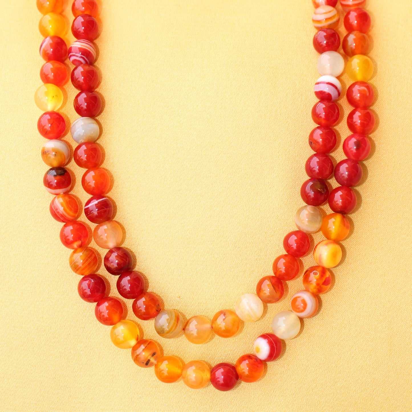 Orange Agate Necklace