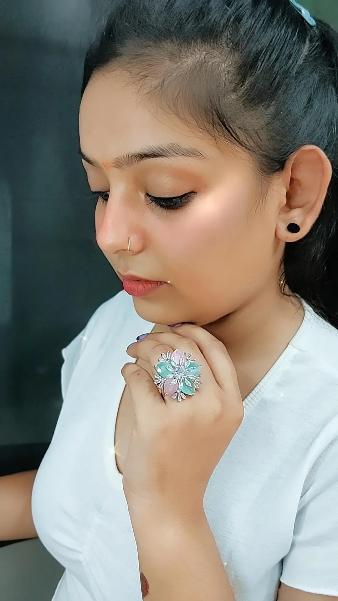 Quinn Cocktail Adjustable Ring