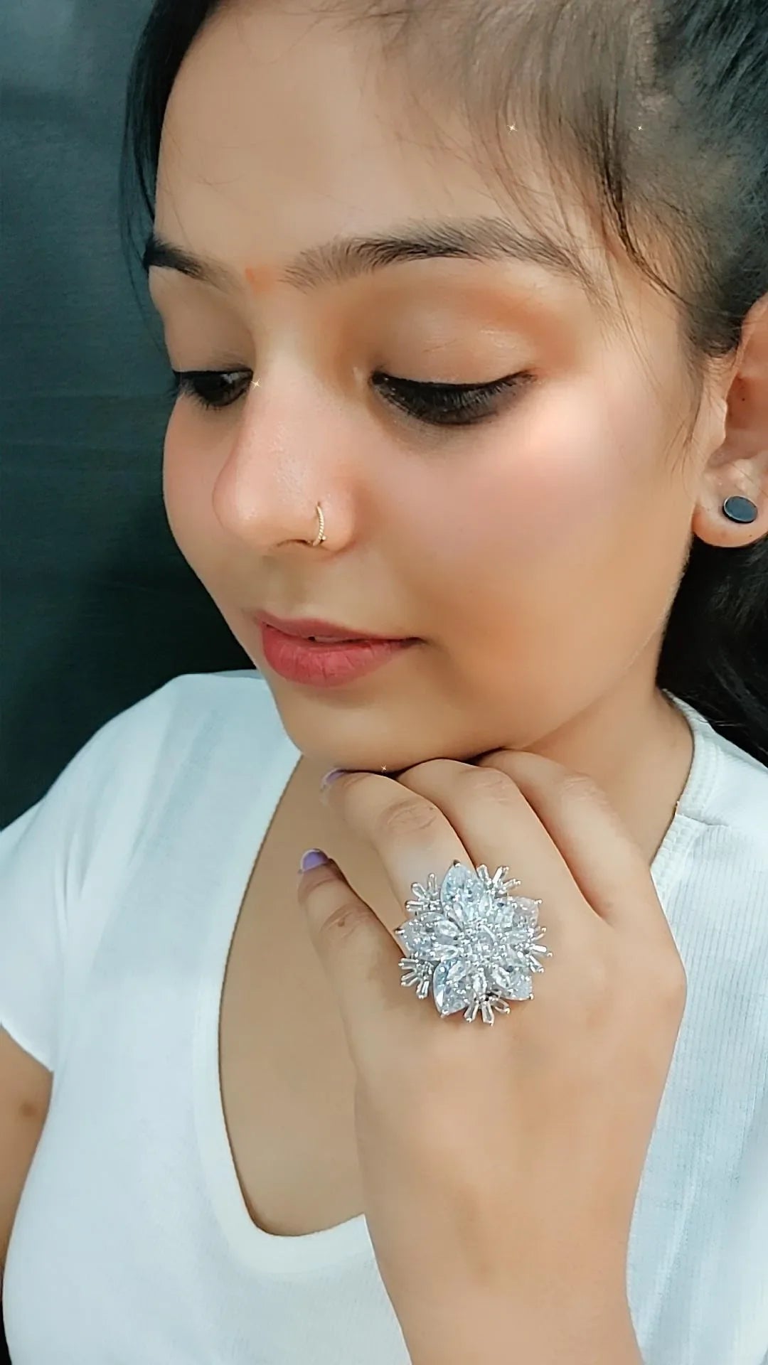 Quinn Cocktail Adjustable Ring