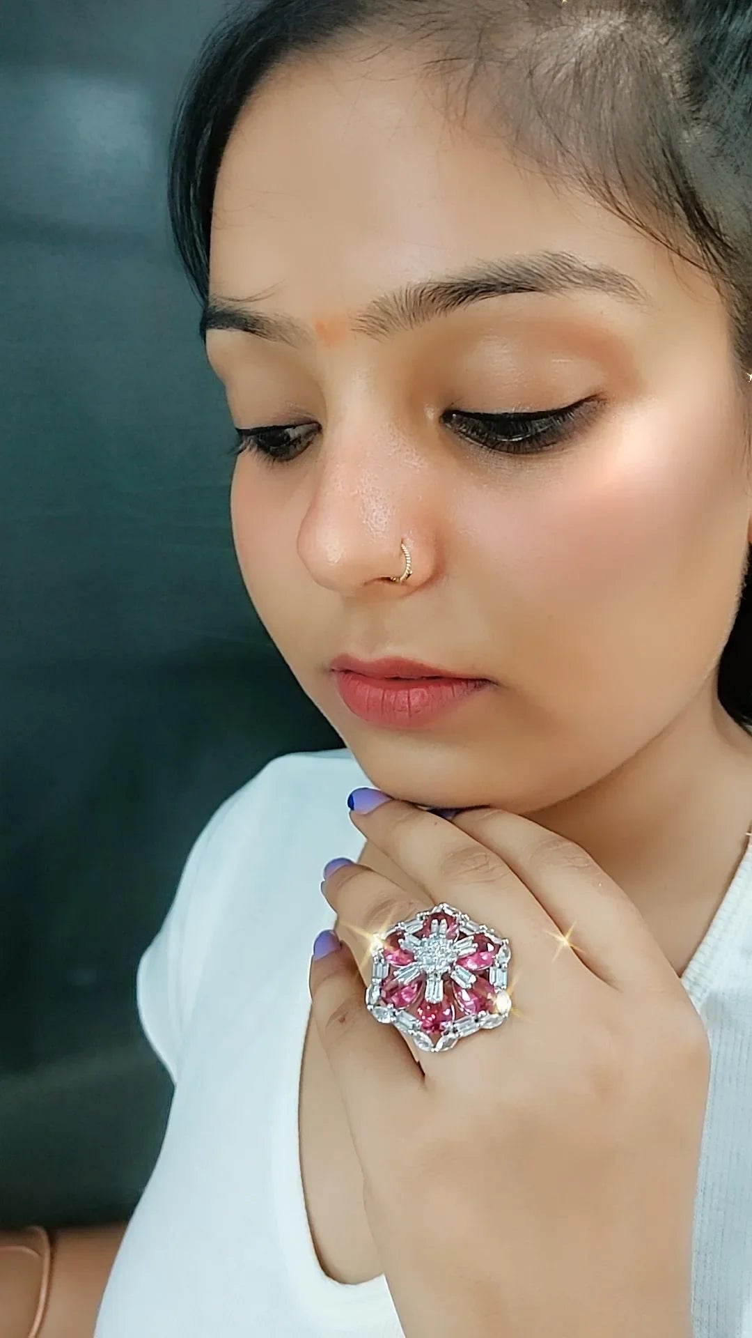 Serenity Cocktail Adjustable Ring