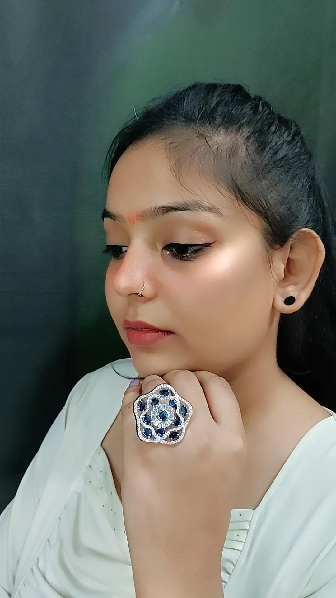 Josephine Cocktail Adjustable Ring