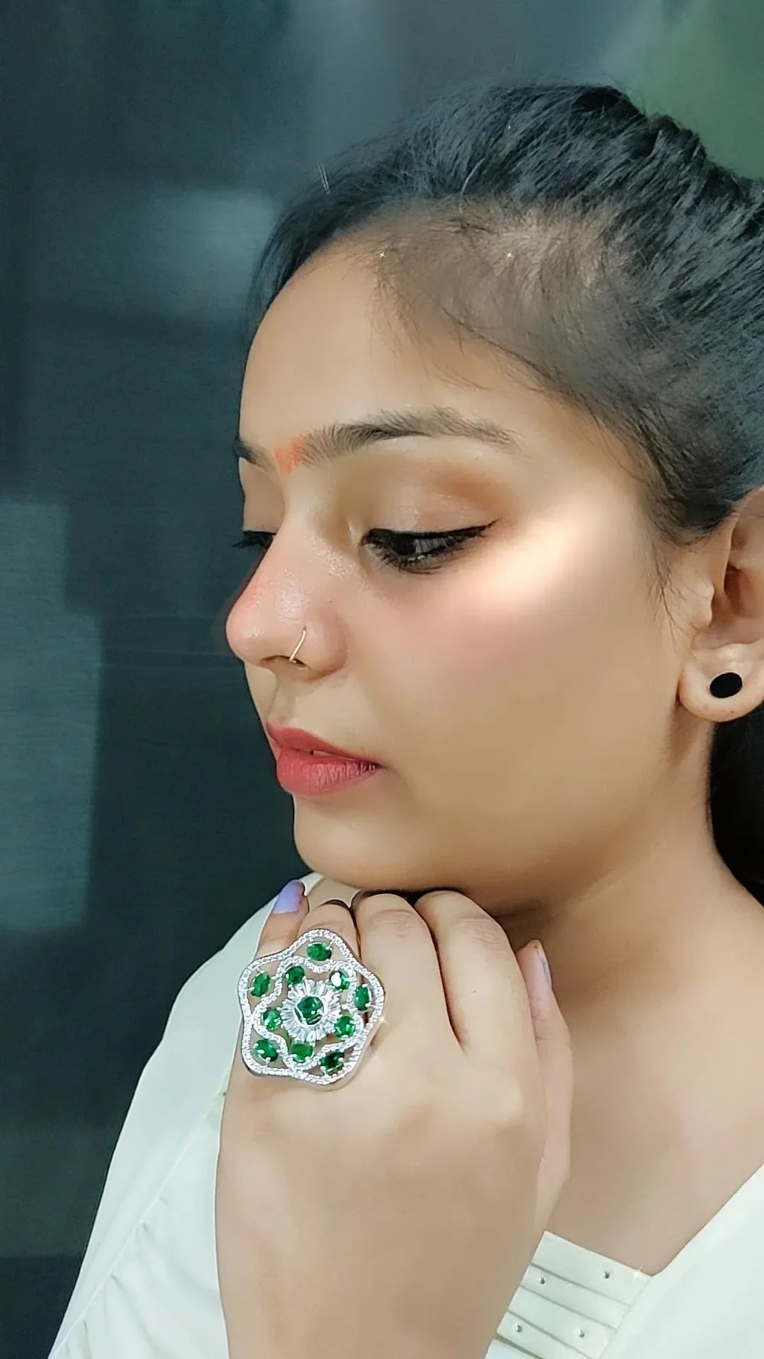 Josephine Cocktail Adjustable Ring