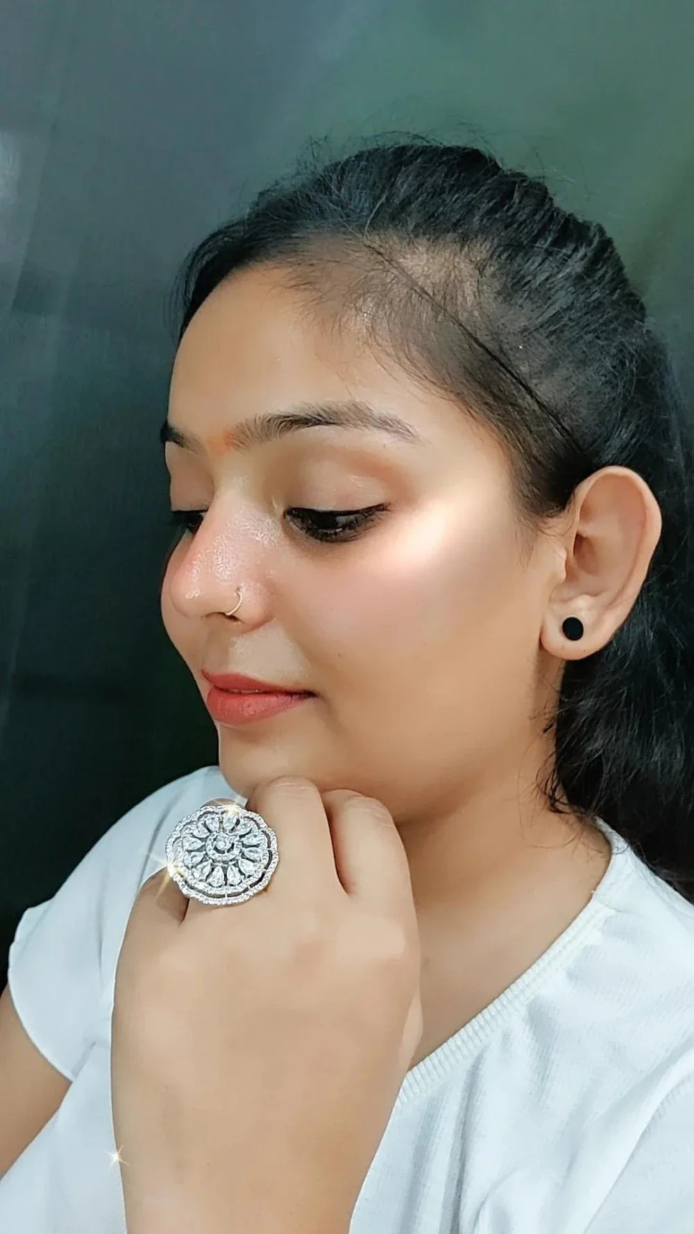 Ayla Cocktail Adjustable Ring