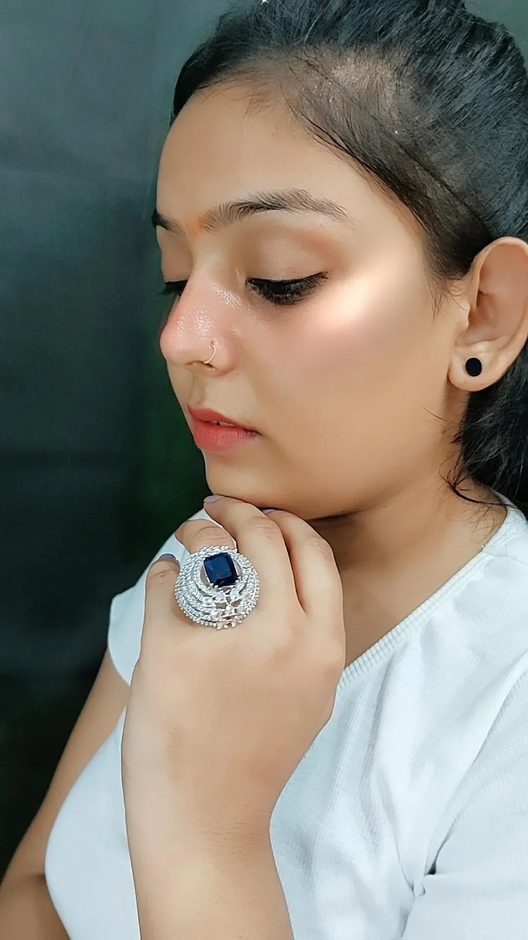 Peyton Cocktail Adjustable Ring