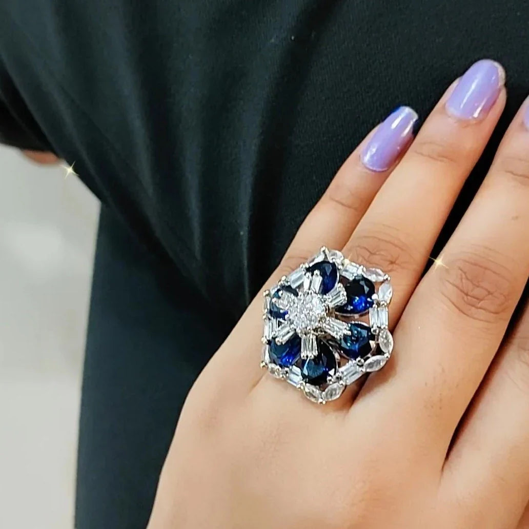 Serenity Cocktail Adjustable Ring