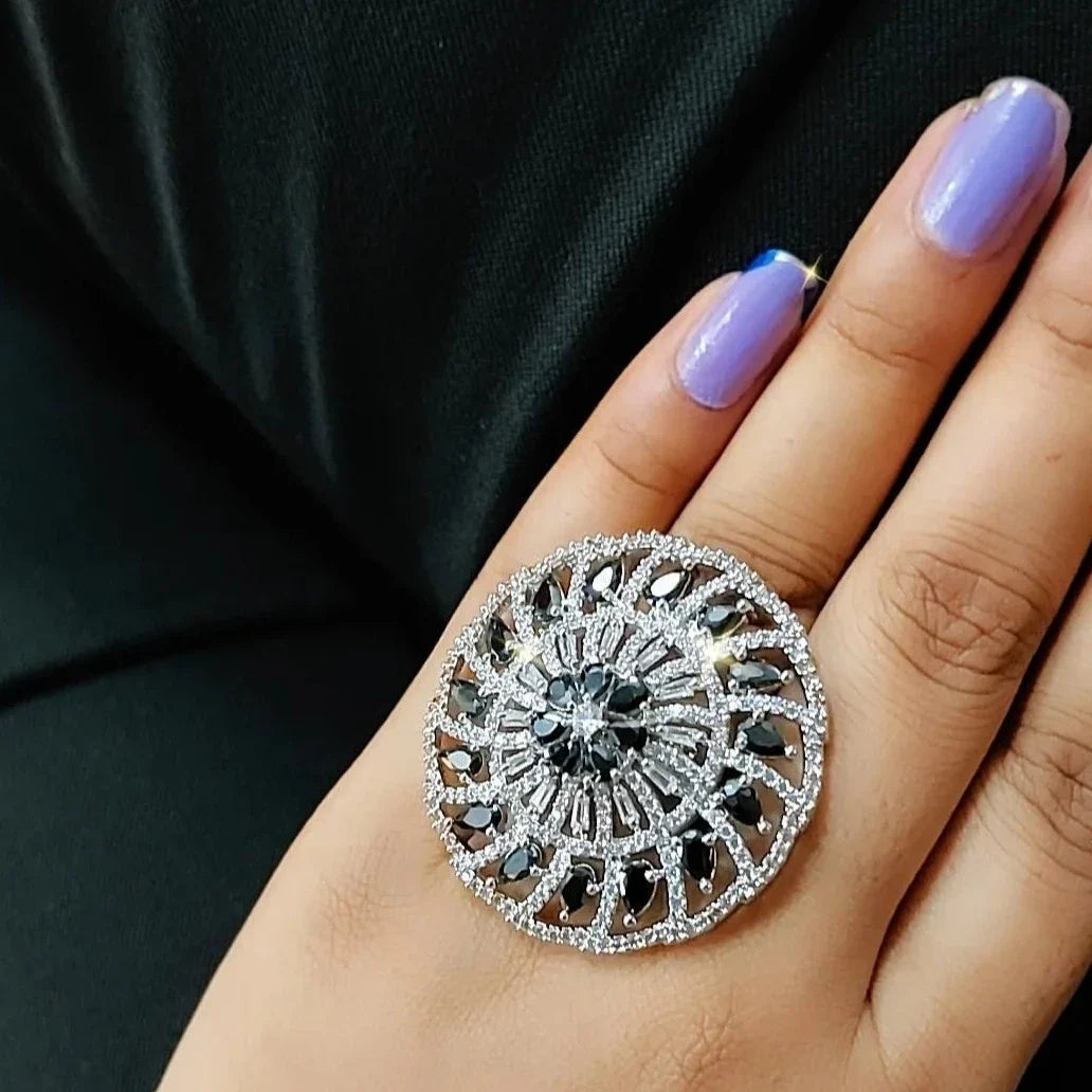 Natalia Cocktail Adjustable Ring
