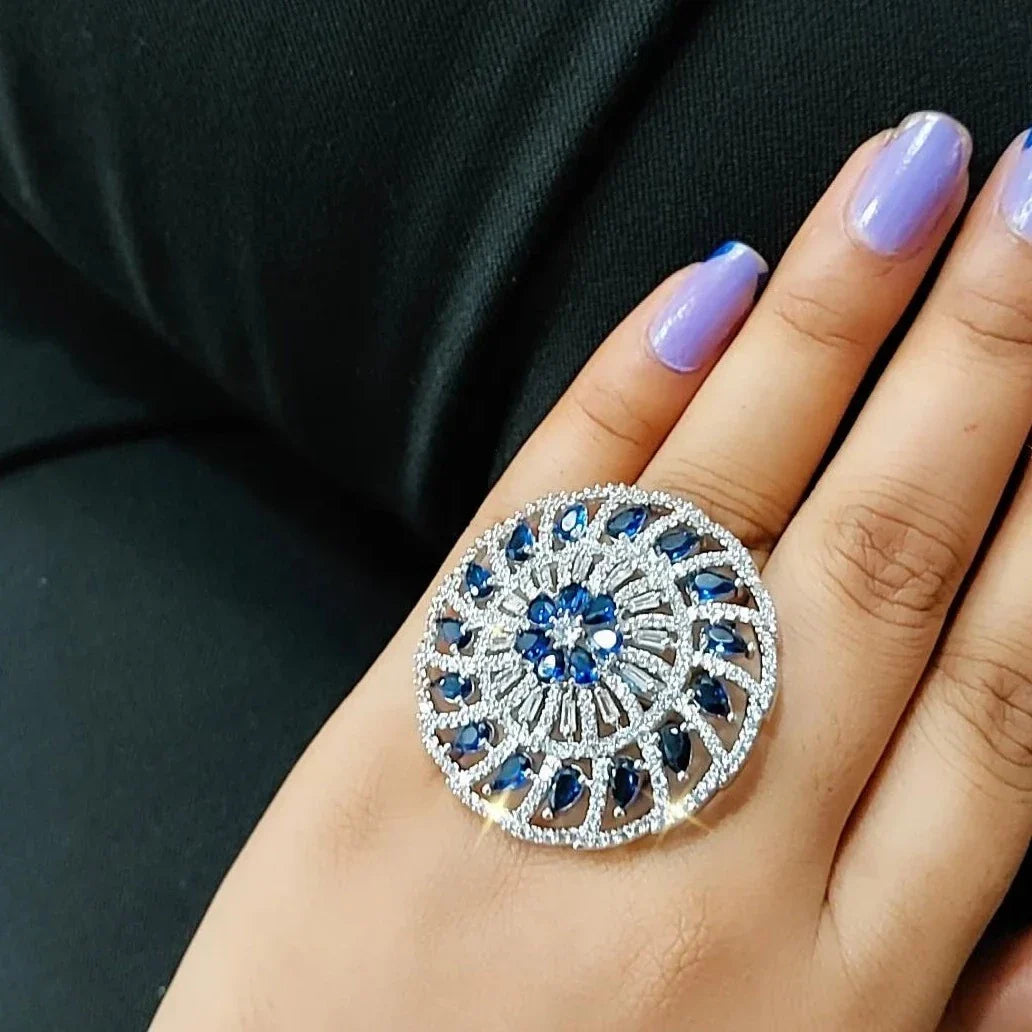 Natalia Cocktail Adjustable Ring