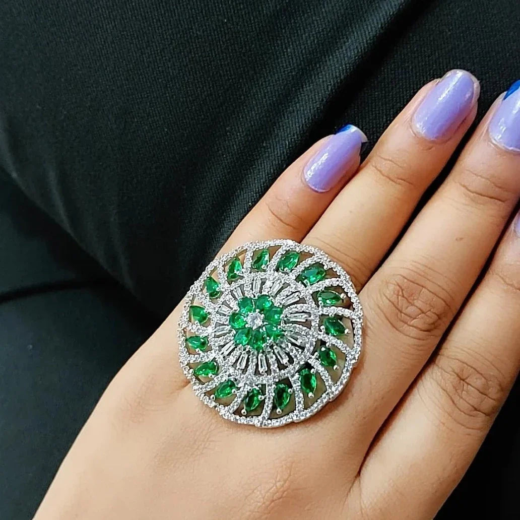 Natalia Cocktail Adjustable Ring