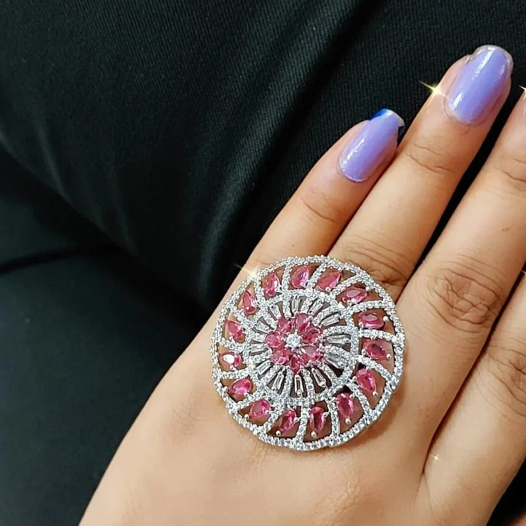 Natalia Cocktail Adjustable Ring
