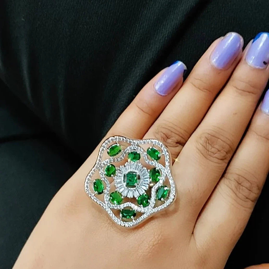 Josephine Cocktail Adjustable Ring