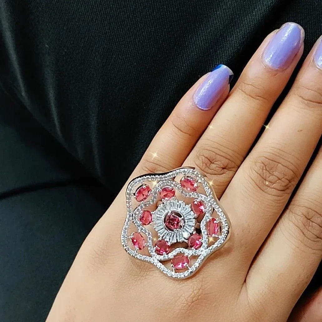 Josephine Cocktail Adjustable Ring