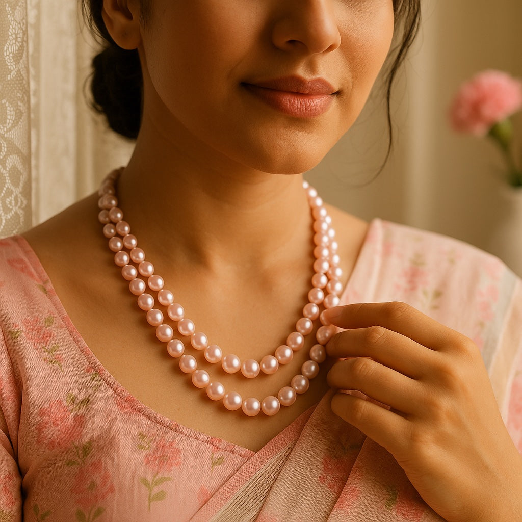 Blush Pearl Glow Necklace