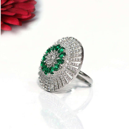 Lydia Cocktail Adjustable Ring