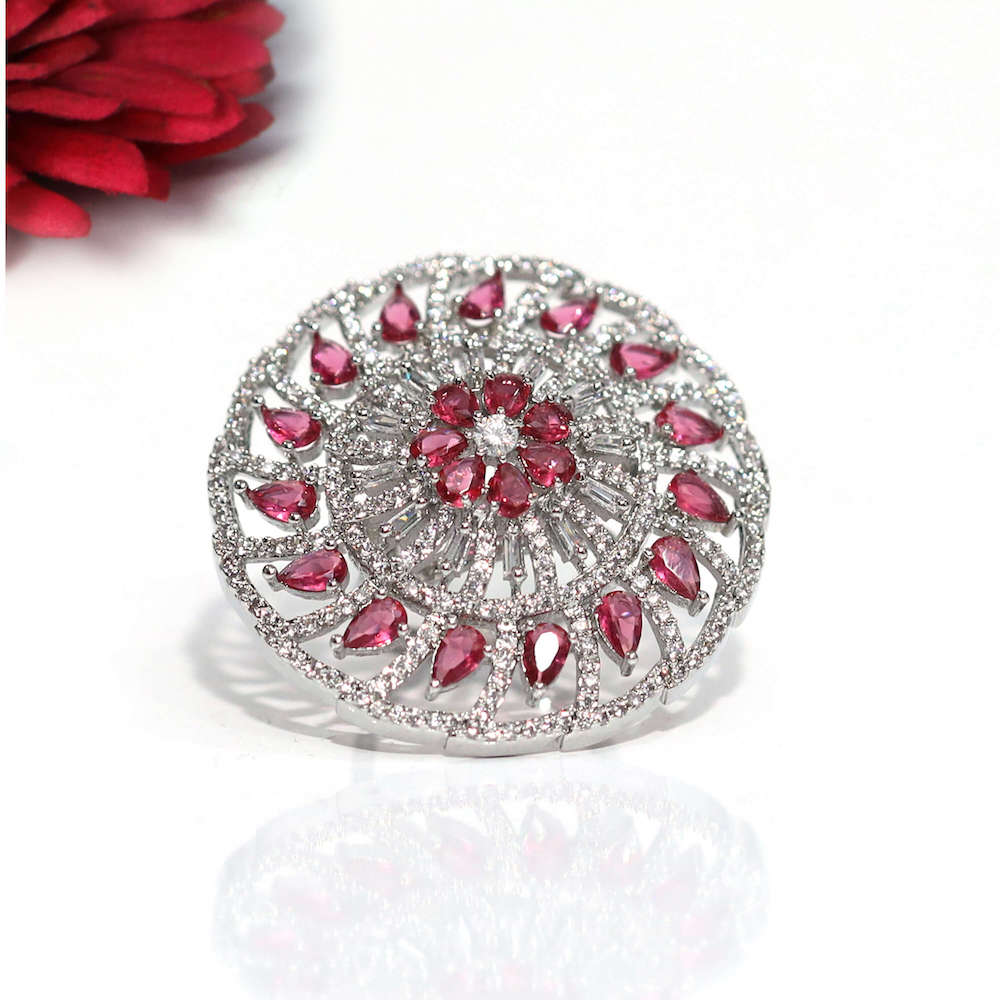 Natalia Cocktail Adjustable Ring