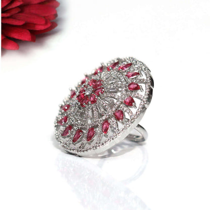 Natalia Cocktail Adjustable Ring
