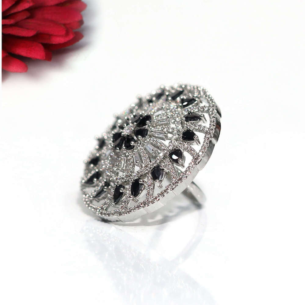 Natalia Cocktail Adjustable Ring