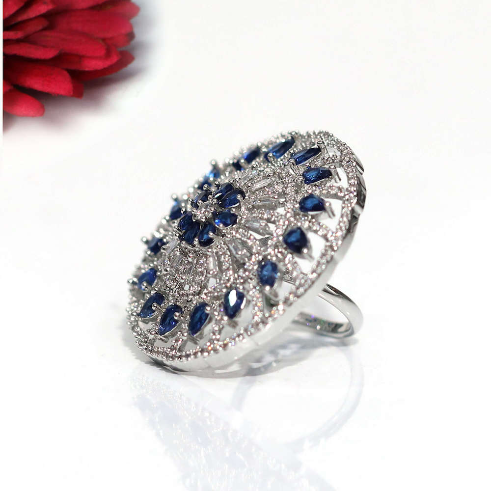 Natalia Cocktail Adjustable Ring