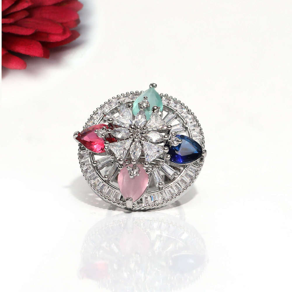 Madelyn Cocktail Adjustable Ring