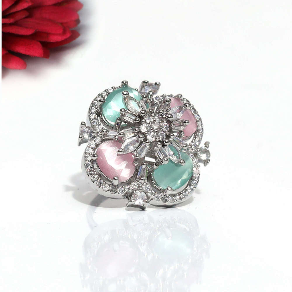Caroline Cocktail Adjustable Ring