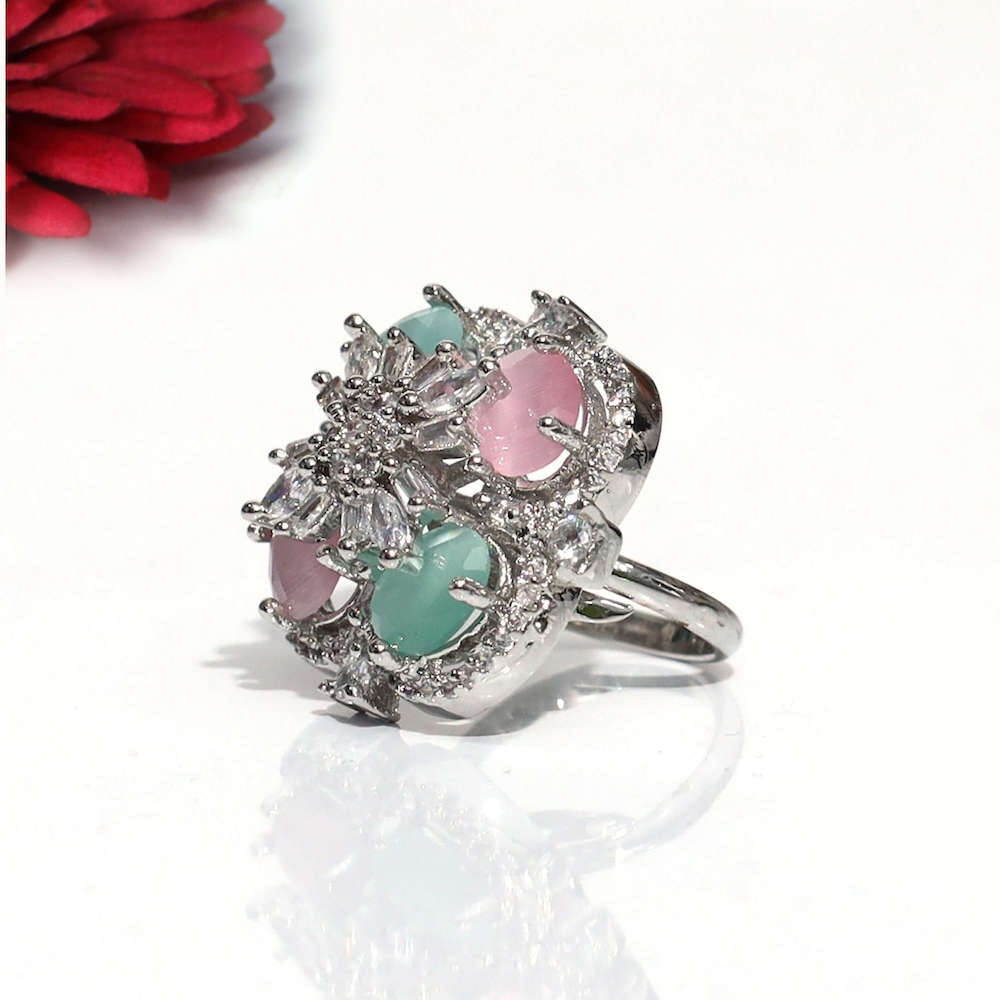 Caroline Cocktail Adjustable Ring