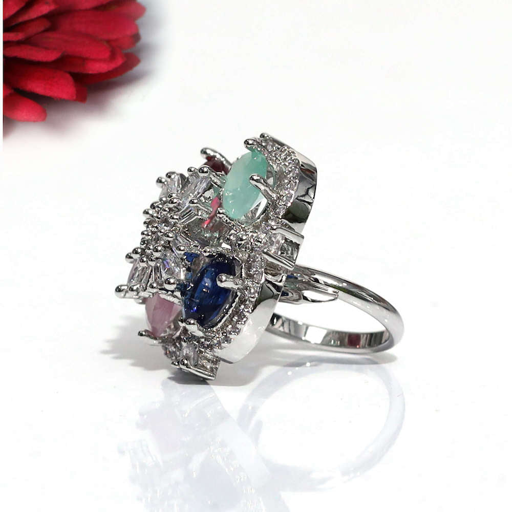 Caroline Cocktail Adjustable Ring