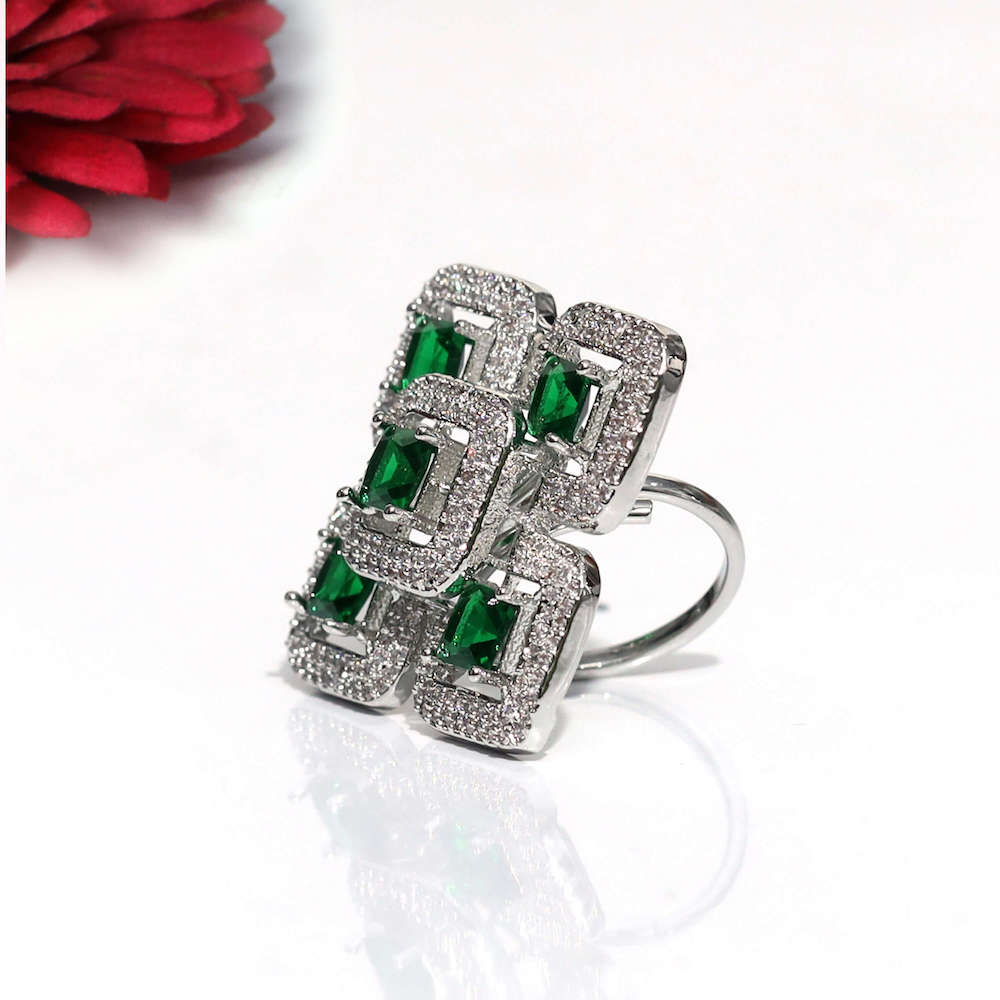 Cora Cocktail Adjustable Ring