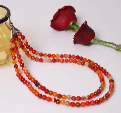 Orange Agate Necklace