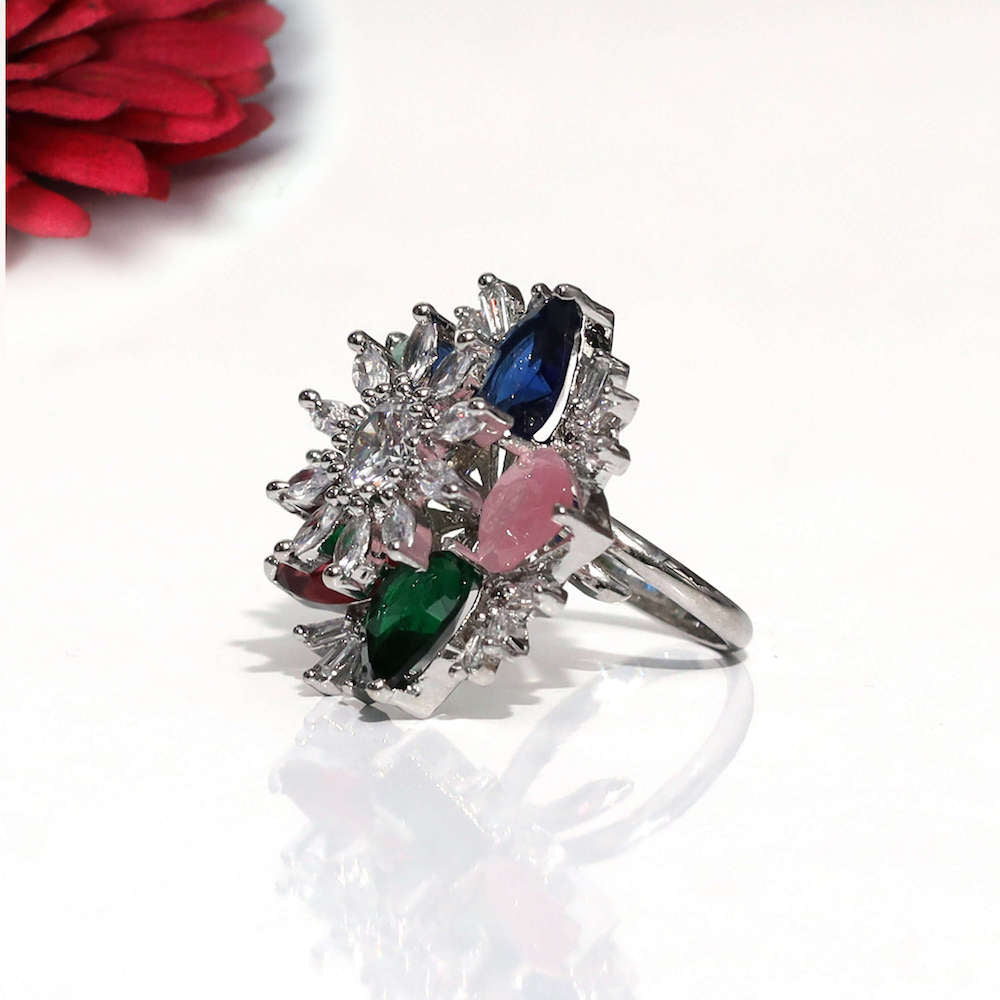Quinn Cocktail Adjustable Ring