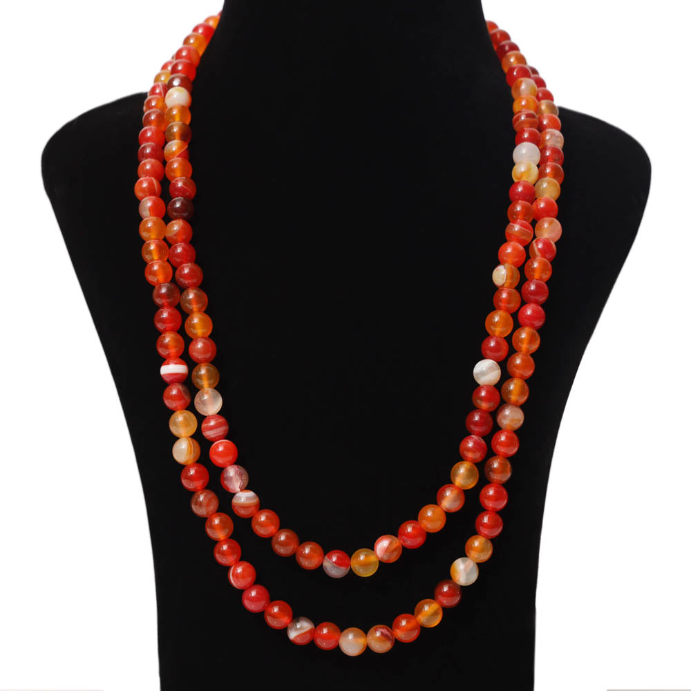 Orange Agate Necklace