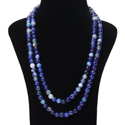 Royal Blue Agate Necklace