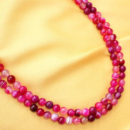 Pink Agate Necklace