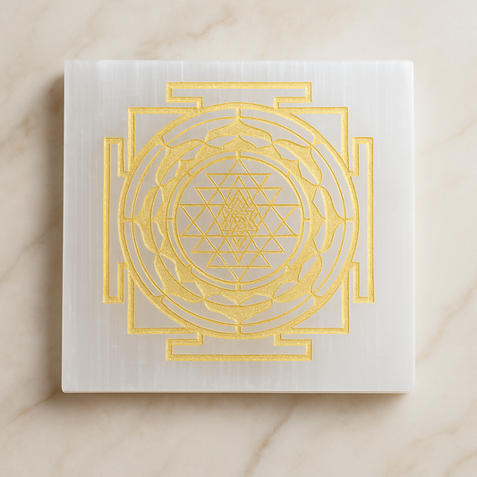 Selenite Charging Plate For Money Attraction Bracelet