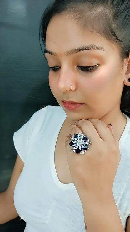 Quinn Cocktail Adjustable Ring