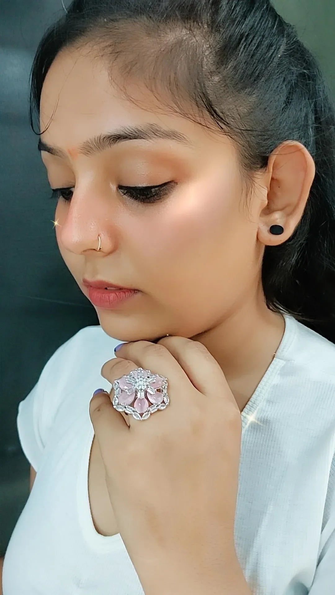 Serenity Cocktail Adjustable Ring