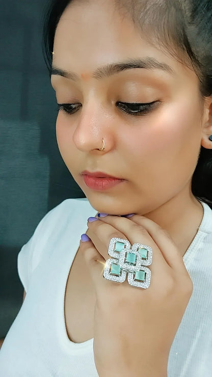 Cora Cocktail Adjustable Ring