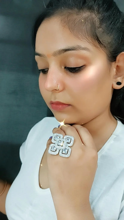 Cora Cocktail Adjustable Ring