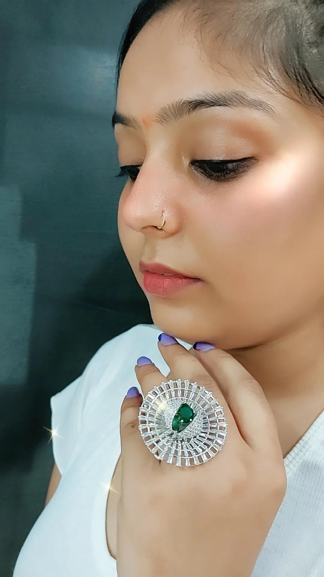Nevaeh Cocktail Adjustable Ring