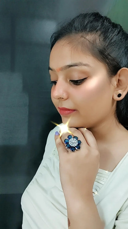 Sophie Cocktail Adjustable Ring