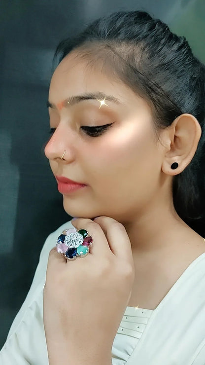 Sophie Cocktail Adjustable Ring