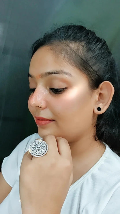 Ayla Cocktail Adjustable Ring